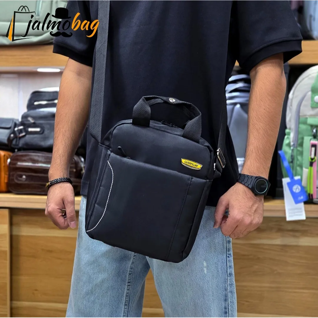 کیف ظرف غذا دستی و دوشی پارچه ای کجراه خ خارجی جیب دار
