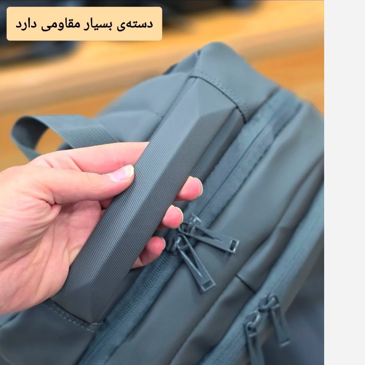 کوله پشتی اسپرت پریزیدنت وارداتی ضد خش جادار دو خانه جیب لپ تاپ