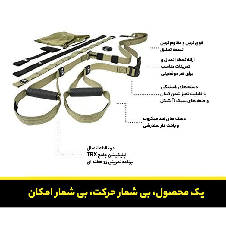 لوازم تناسب اندام تی آر ایکس فورس مدل FO 6008