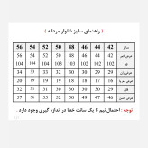 شلوار جین مردانه راسته پنبه کش سایز 40 تا 58 رنگی