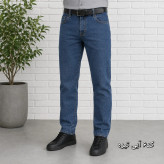 شلوار جین مردانه راسته پنبه کش سایز 40 تا 58 رنگی