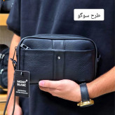 کیف دستی و دوشی مونت بلانک چرم صنعتی سه کاره
