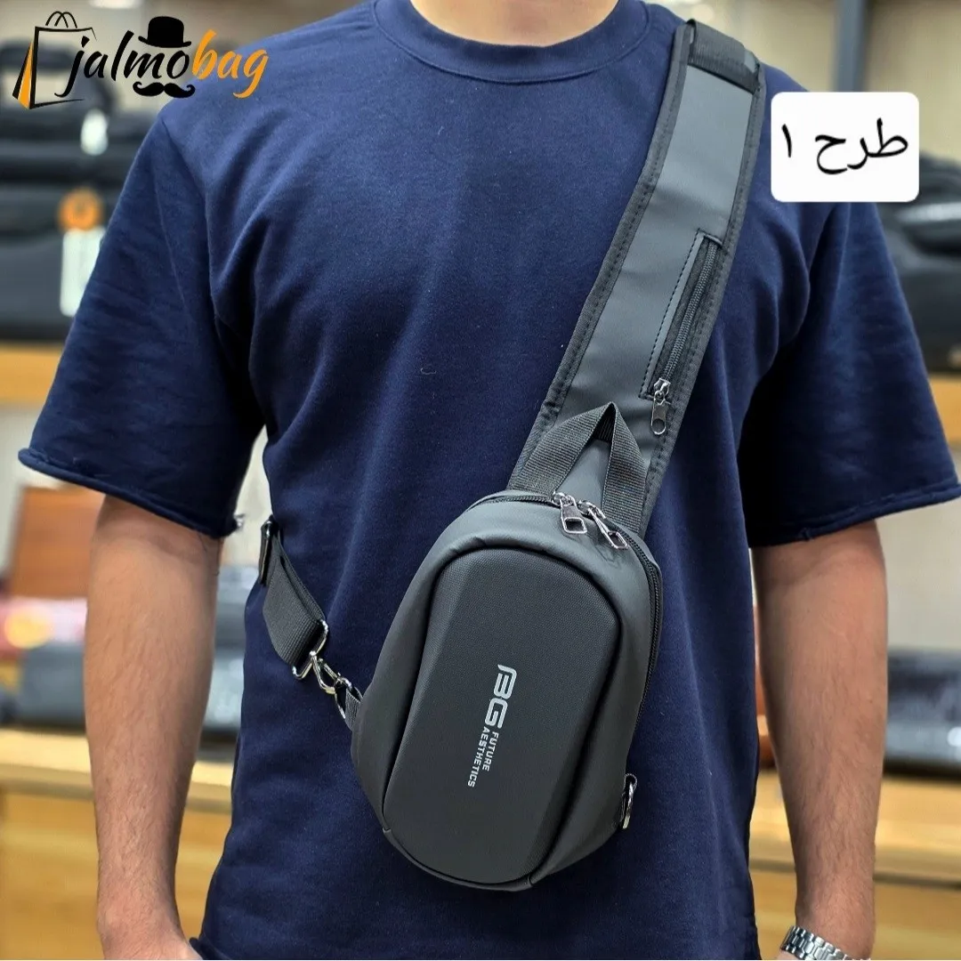بادی بگ هاردکیس بنج ضد آب پارچه اسکین خارجی رنگ مشکی ابعاد 22 در 15 سانتی متر