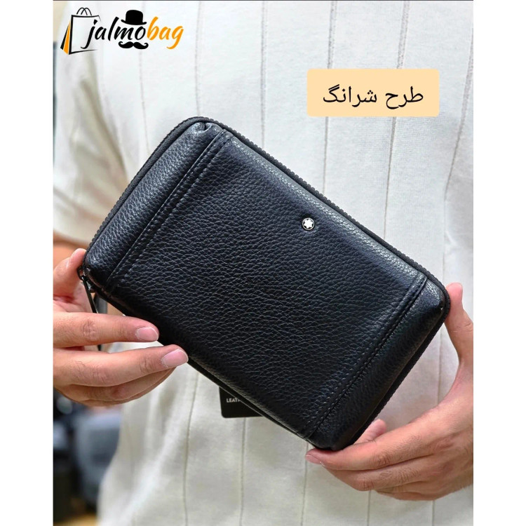کیف دستی پاسپورتی مونت بلانک چرم وارداتی (2)