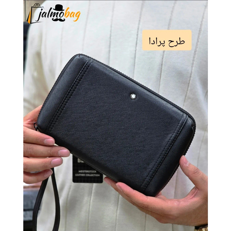 کیف دستی پاسپورتی مونت بلانک چرم وارداتی (2)