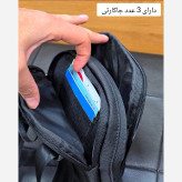 کیف دوشی کوچک اسپرت پارچه اسکین خارجی دو خانه (2)