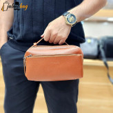 کیف دستی مردانه چرم صنعتی ضد خش شوزبگ دو خانه