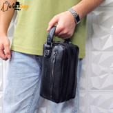 کیف دستی مردانه چرمی شوزبگ دو خانه چرم صنعتی خارجی