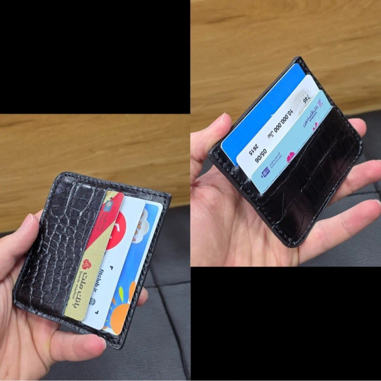کیف دستی چرم طبیعی چرم ظفر دو خانه 21 سانتی متری