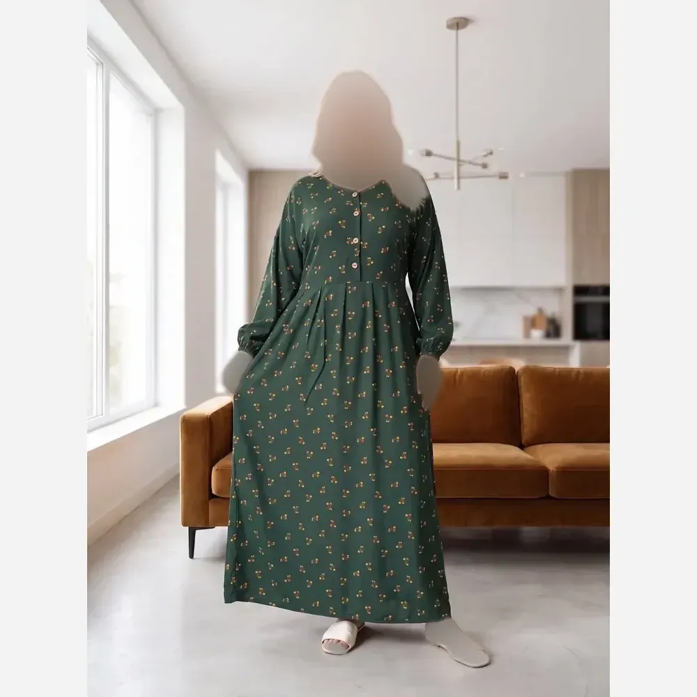 ⁨ پیراهن کَلدار جلو دکمهt8046