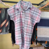 شومیز زنانه گرهی نخی چهارفصل سایز لارج و ایکس لارج