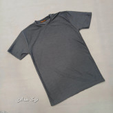 تیشرت مردانه نخی ساده طرح بیسکویتی خنک و لطیف