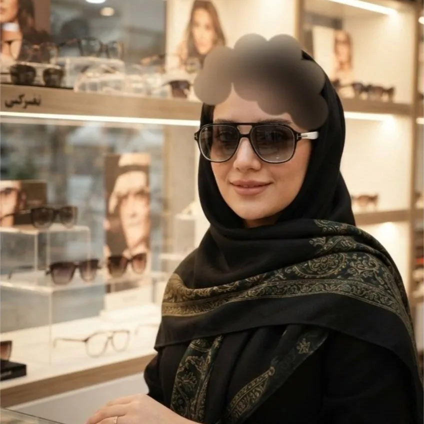 عینک آفتابی تام فورد مدل خلبانی با فریم استات و لنز UV400 یونیسکس