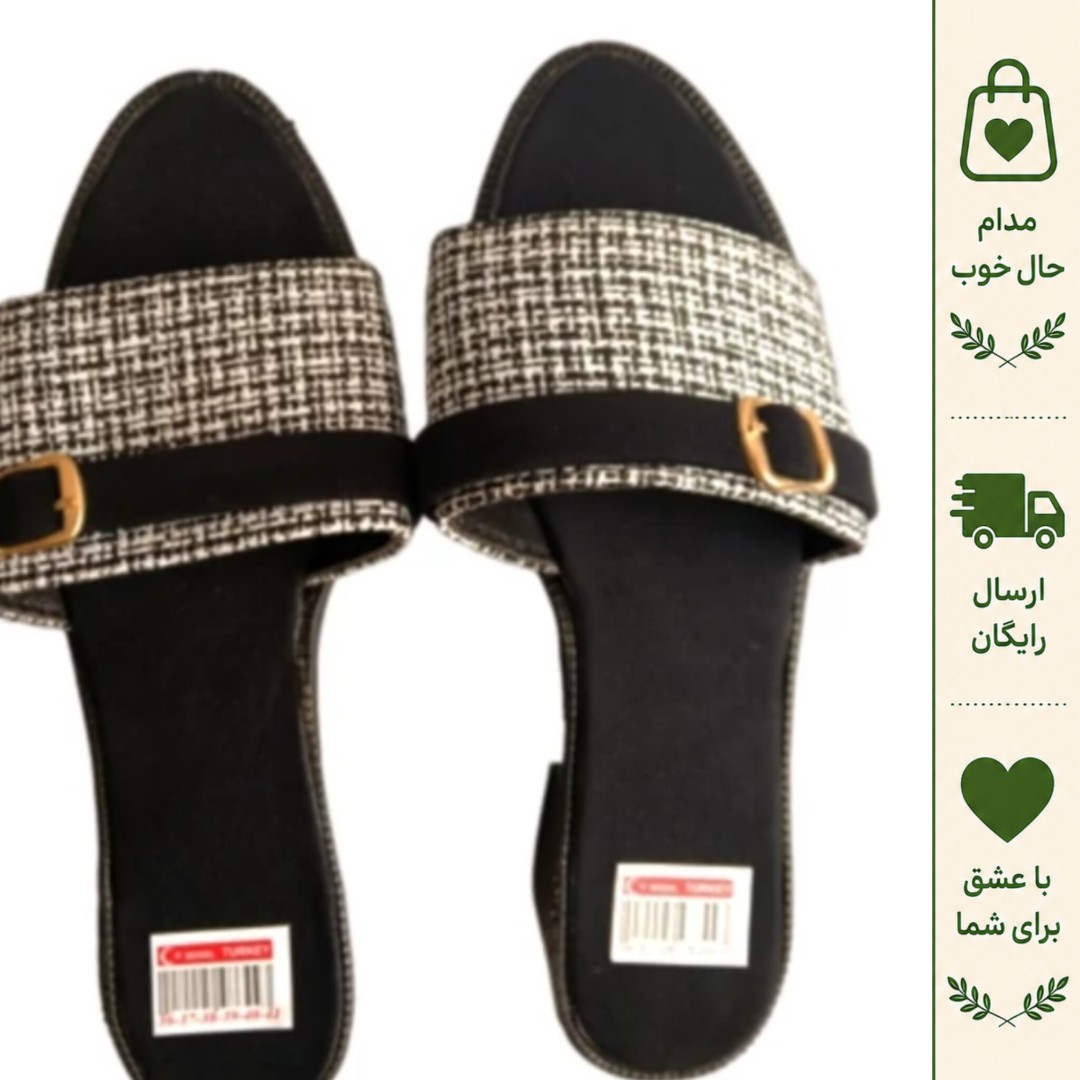 صندل زنانه مدل حدیثه پاشنه 5 سانتیمتری مناسب استفاده روزمره و مجلسی