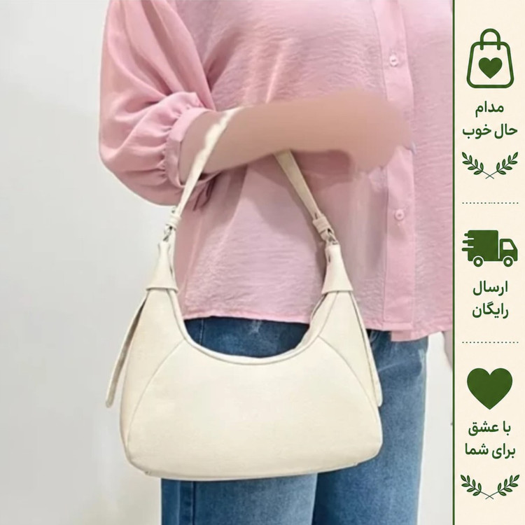 کیف دستی و دوشی زنانه مدل قایقی زارا کد 1416 جنس چرم مصنوعی