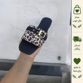 صندل پلنگی کرمی زنانه
