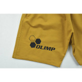 شلوارک کوتاه باشگاهی مردانه اولمپیا رنگ خردلی کد 11848