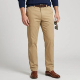 شلوار راسته مردانه کتان کشی فاق بلند دمپا معمولی ترک