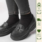 کفش طبی زنانه دکتر عبدی رویه چرم مصنوعی زیره PU مناسب خارپاشنه و پنجه پهن