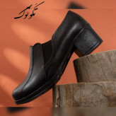 کفش طبی زنانه ساق دار پاشنه دار مدل خورشیدی رویه چرم صنعتی درجه یک پاشنه 5 سانت