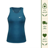 تاپ ورزشی زنانه فلامنت کشی حلقه ای یقه گرد رنگ کله غازی سایز L XL 2XL