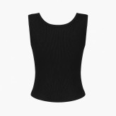 تاپ ورزشی زنانه مدل 001 یقه گرد بدون بند انعطاف پذیر
