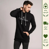 هودی ورزشی مردانه اسپان دورس داخل کرکی ضخیم کلاهدار پاییزه زمستانه