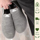 کفش اسکیچرز طبی لژدار مدل RIVON رنگ طوسی مناسب پیادهروی و روزمره سایز 37 تا 44