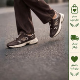 کفش نیوبالانس 530 زنانه قهوه ای کرم رویه تنفسی زیره پیو طبی سبک قابل شستشو