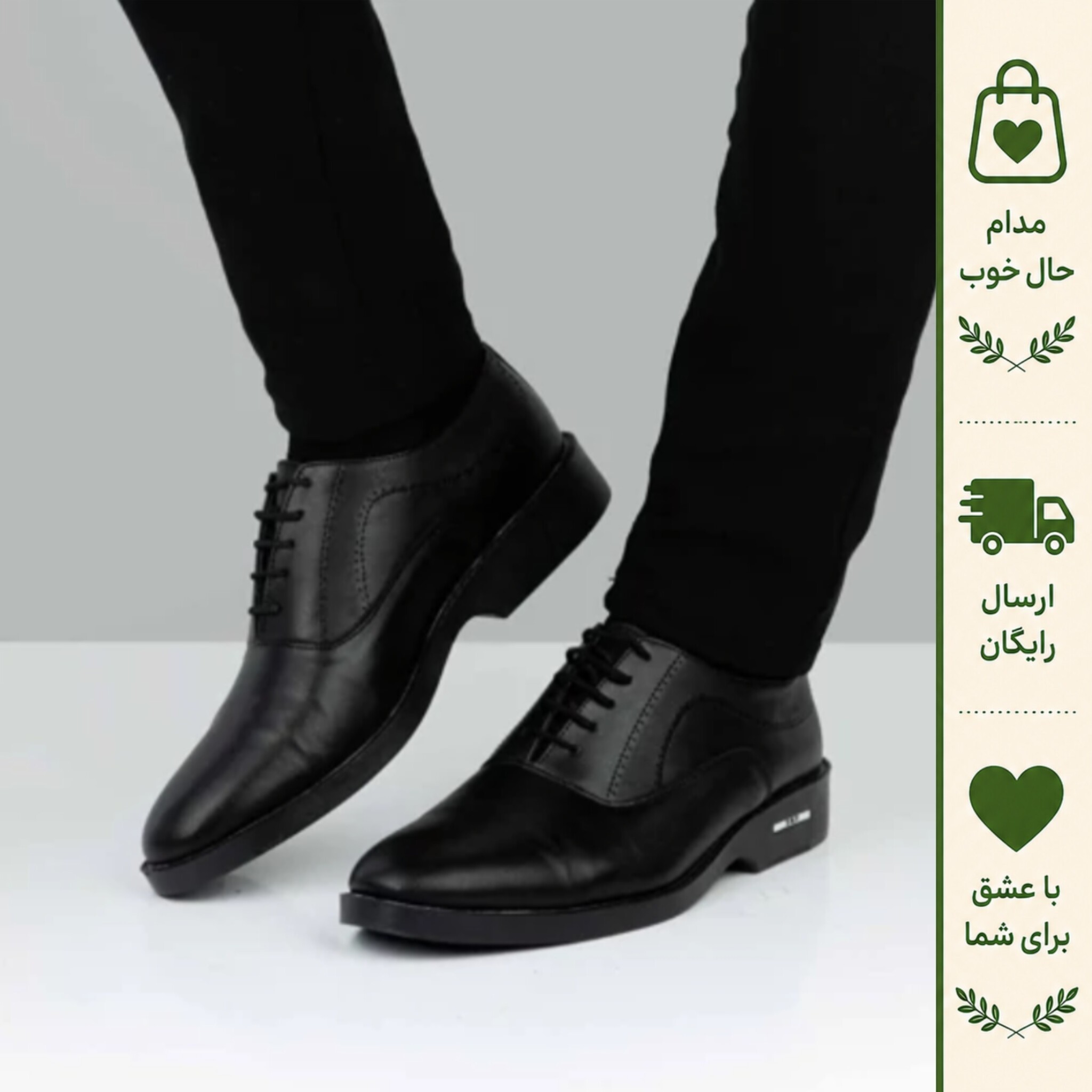کفش مردانه چرم طبیعی رسمی مجلسی طبی هامون مدل mh مشکی و قهوه ای سایز 40 تا 44