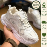کفش زنانه نیوبالانس 990 سفید لژدار رویه پارچه تنفسی زیره پیو سبک