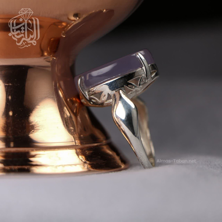 انگشتر نقره زنانه عقیق کبود کد 484
