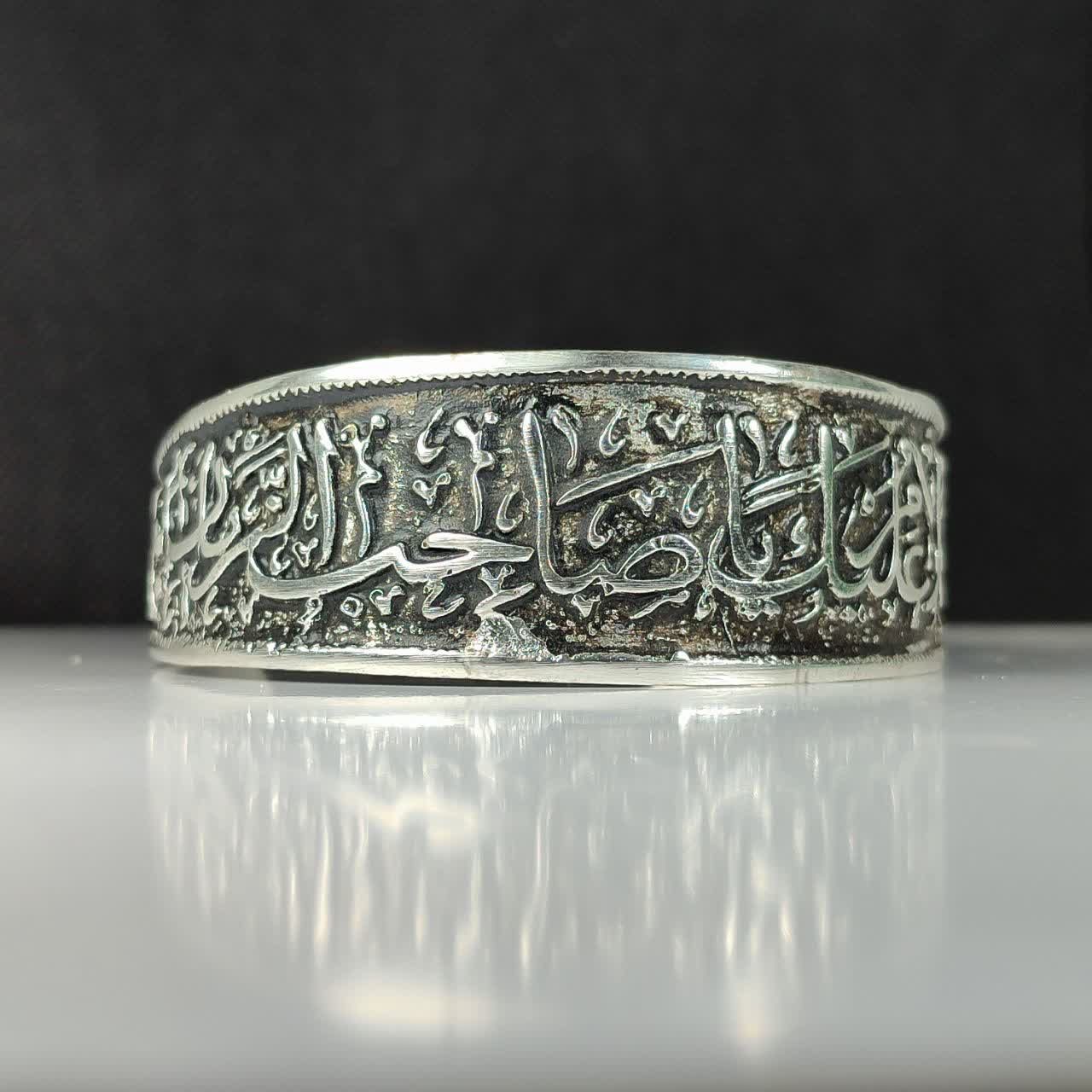 خرید دستبند لبیک یا صاحب الزمان آلیاژی حکاکی؛ نمادی از ارادت ماندگار  کد 3917