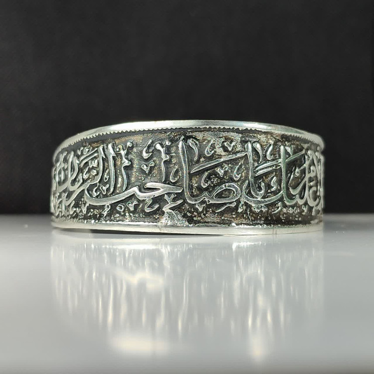 خرید دستبند لبیک یا صاحب الزمان آلیاژی حکاکی؛ نمادی از ارادت ماندگار کد 3917