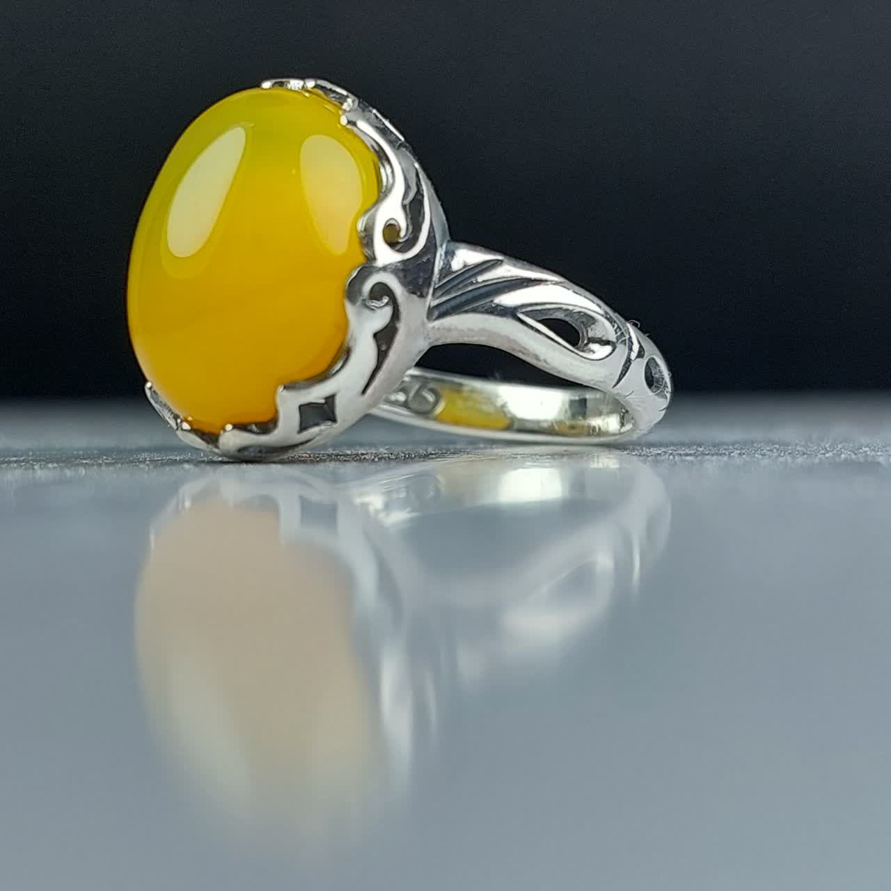 خرید انگشتر شرف الشمس زنانه اصل؛ زیبایی و معنویت در یک قاب زنانه کد 4210