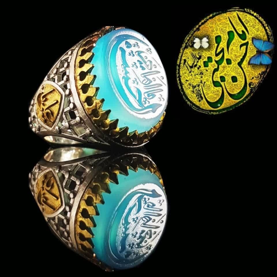 انگشتر یا امام حسن با رکاب ضریح