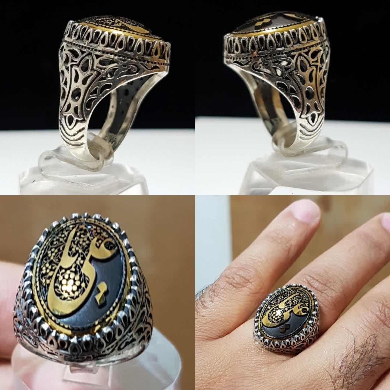 انگشتر نقره حدید