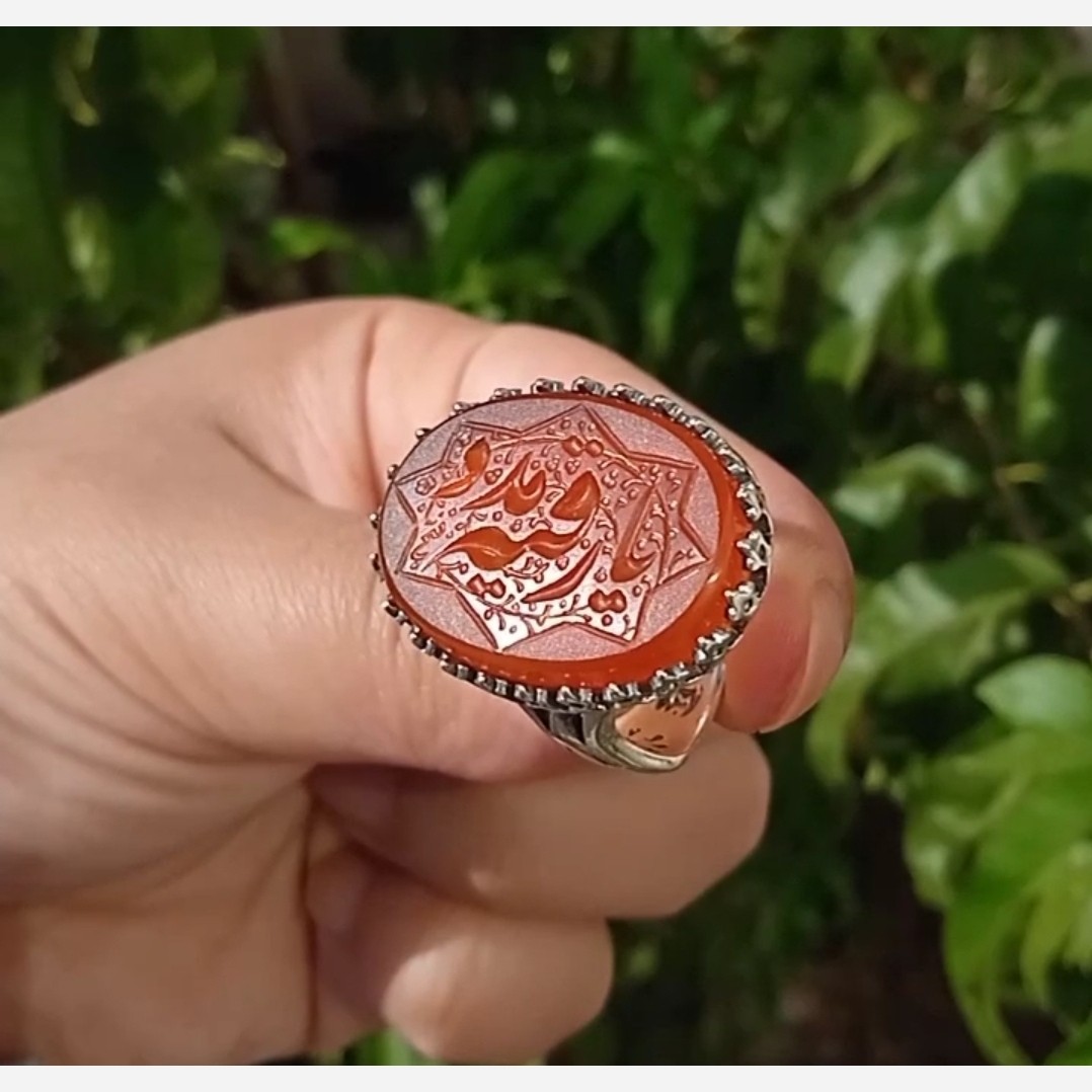 انگشتر نقره یارقیه