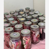 پک هدیه شیشه اکسسوری 10 عددی ساعت دار پینترستی رویایی با متریال وارداتی فانتزی کیوت کادو هدیه تولد با اشانتیون رایگان