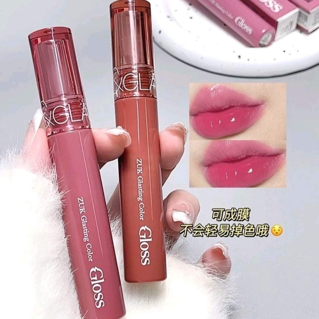 رژ خیس کره ای دوپ رومند لیپگلاس شفاف براق فانتزی کیوت پینترستی مناسب کادو هدیه فوق العاده خوشبو و شیک