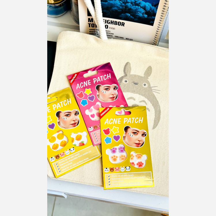 پد پچ چسب جوش و از بین برنده جوش جای جوش فانتری کیوت پینترستی طرح دار خرسی تدی خرگوشی قلبی پد ضد حوش