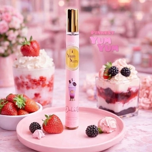 عطر ادکلن 35 میل لطافه خوشمزه و خوردنی توت فرنگی ماندگاری 2 ساعته الطافه اورجینال عطر یام یام شیک توت فرنگی