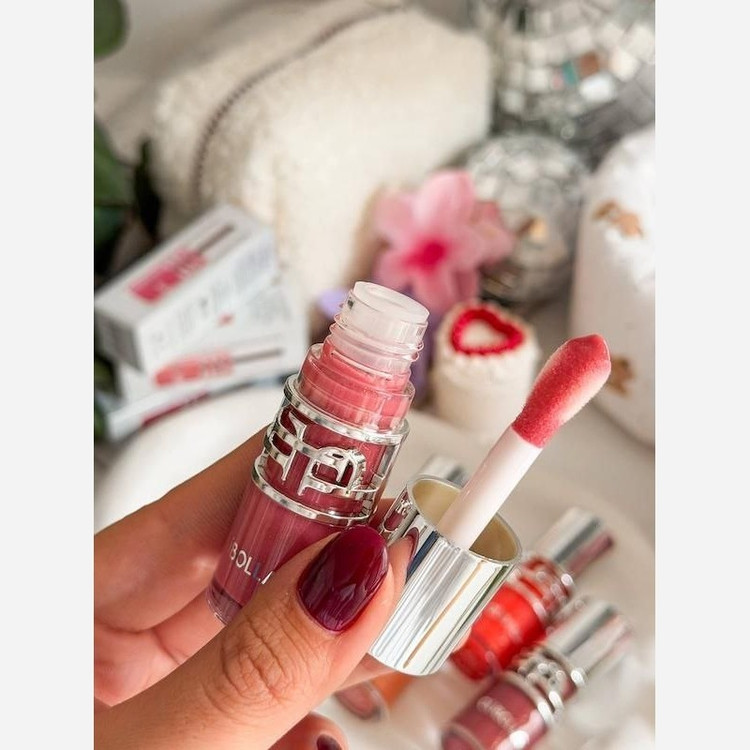 لیپگلاس دوپ وای اس ال YSL کیوت فانتزی پینترستی دارای جای آویز برق لب رنگی رایحه شکلاتی خوشبو