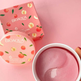 ماسک ورقه ای هلو پچ زیر چشم هلو روشن کننده آبرسان جوانساز مرطوب کننده خنک کننده دور چشم شاداب کننده آبرسان
