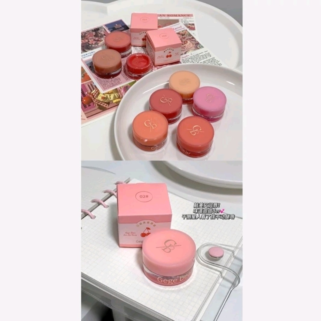برق لب لیپ گلاس خیس شفاف رژ براق کره ای فانتزی بوی پاستیل البالو کیوت دخترانه آلبالویی پینترستی اورجینال گیلاسی