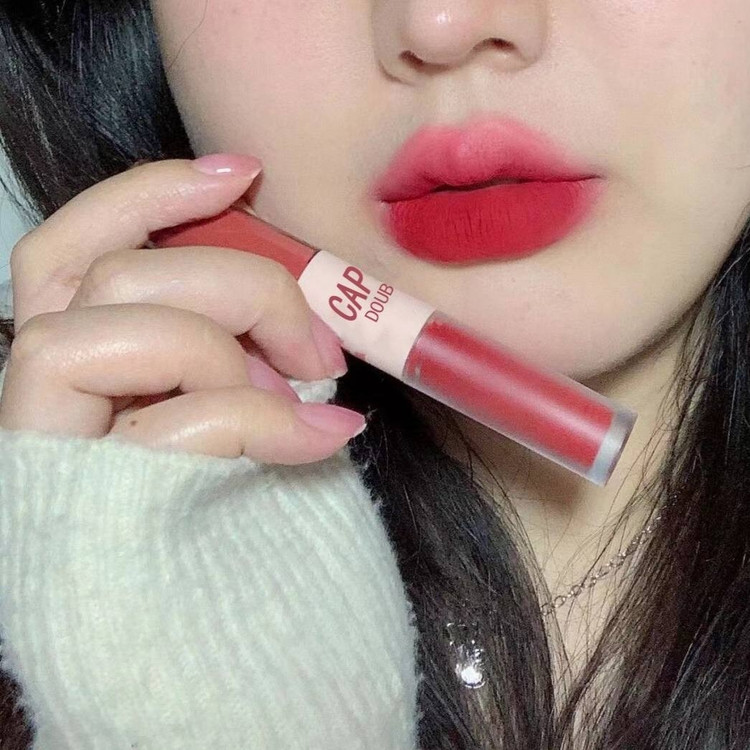 رژ لب مایع کرمی مات مخملی رژلب خیس کره ای لیپگلاس اوجینال دارای دو سر کیوت فانتزی پینترستی کیوت فانتزی