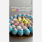 بالم لب کاپ کیک کرومی کیتی ملودی فانتزی کیوت پینترستی سانریو آبرسان لب شفاف کننده لب ضد خشکی و ترک فیگور ملودی کیتی کر