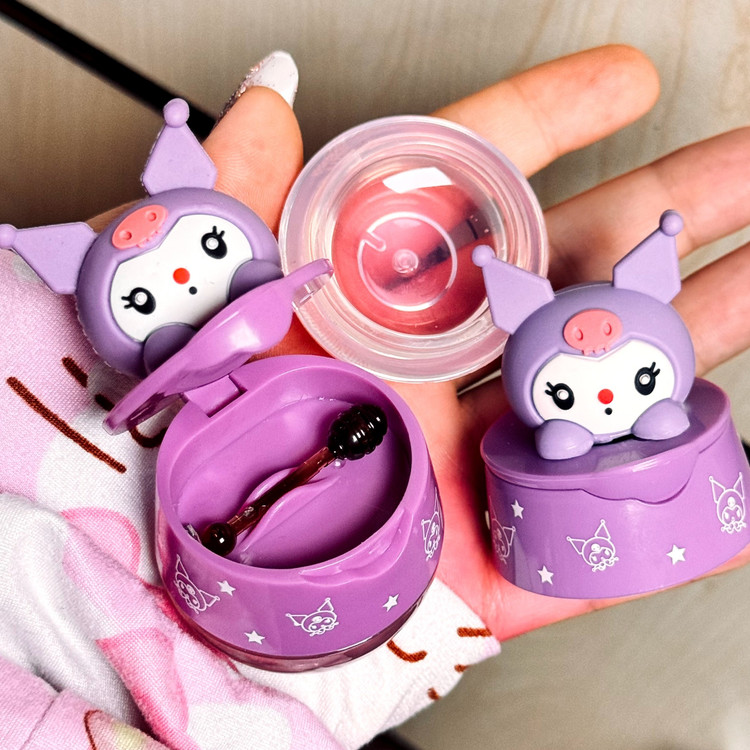 ژله لب بالم لب پودینگ توت فرنگی فانتزی کیوت پینترستی کرومی خوشبو خوشمزه آبرسان لبها روشن کننده مرطوب کننده همراه بیلبیلک