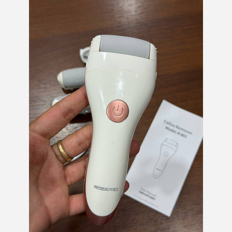 سنگ پا برقی شارژی روزیا پرو مدل R-803 دستگاه پدیکور و حذف پوست مرده پا