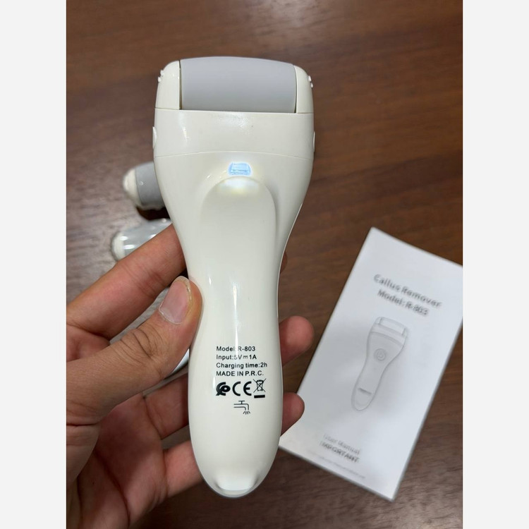سنگ پا برقی شارژی روزیا پرو مدل R-803 دستگاه پدیکور و حذف پوست مرده پا